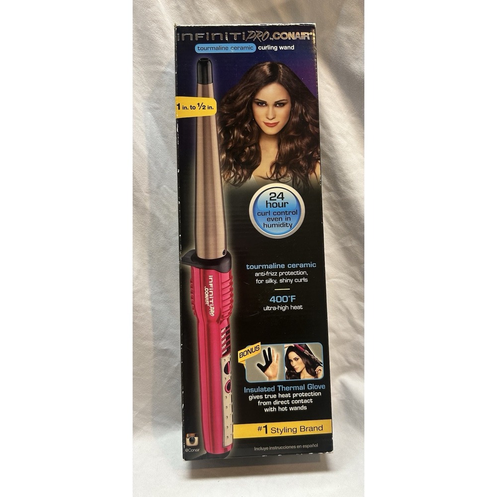 INFINITIPRO BY CONAIR 1-1/2" Tourmaline Ceramic Curling Wand